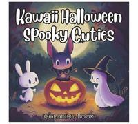Kawaii Halloween Spooky Cuties Fun Coloring Book For Kids: Adorable Ghosts, Pumpkins & More - Cute and Spooky Halloween Coloring Fun for Boys and Girls Ages 4-8