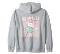 Kawaii Hanami Dango Mochi Japanese Food Oishii Sudadera con Capucha
