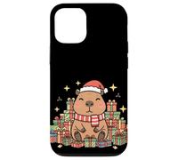 Kawaii Happy Holiday Capybara in Cozy Christmas Style Carcasa para iPhone 12/12 Pro