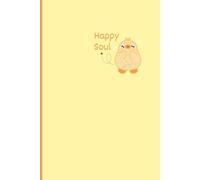 Kawaii Happy Soul Aesthetic Notebook: 6x9 Lined Journal for School & Students: 120 Pages of Bright White Paper for Positive Journaling, Creative Writing, and Daily Notes