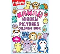 Kawaii Hidden Pictures Coloring Book: Cozy Coloring and Kids Puzzle Book with Over 40 Kawaii Stickers to Decorate, 90-Page Interactive Sticker ... (Highlights Hidden Pictures Coloring Books)