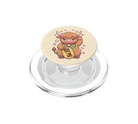 Kawaii Highland Cow Maneki Neko Fortune Granja Japonesa PopSockets PopGrip para MagSafe
