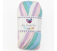 Kawaii- hilo de lana fantasía multicolor, lana acrílico, hilo de tejer, hilo de ganchillo (100 gr/ovillo) (empresa española/envío desde España) (7)