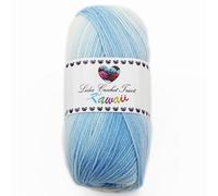 Kawaii- hilo de lana fantasía multicolor, lana acrílico, hilo de tejer, hilo de ganchillo (100 gr/ovillo ; 10 colores) (empresa española/envío desde España) (2)