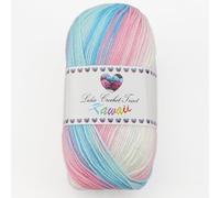 Kawaii- hilo de lana fantasía multicolor, lana acrílico, hilo de tejer, hilo de ganchillo (100 gr/ovillo) (empresa española/envío desde España) (3)