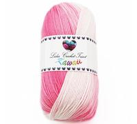 Kawaii- hilo de lana fantasía multicolor, lana acrílico, hilo de tejer, hilo de ganchillo (100 gr/ovillo ; 10 colores) (empresa española/envío desde España) (1)