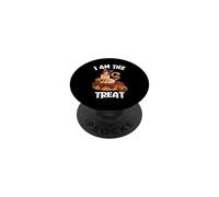 Kawaii I Am The Treat Sexy Gato Jengibre Anime Chica Halloween PopSockets PopGrip Adhesivo