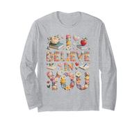 Kawaii I Believe IN You Modo En Ciencias Matemáticas Cuenta Regresiva Manga Larga