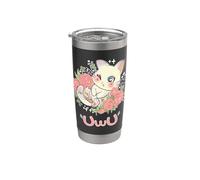 Kawaii I UwU Cat I Kawaii Meme Cute Japan Anime Kitten Vaso térmico de acero inoxidable de doble pared