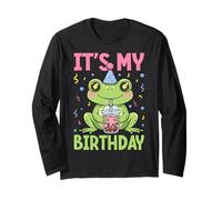 Kawaii It's My Birthday Bubble Tea Boba Vibes Manga Larga
