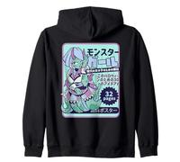 Kawaii Japanese Waifu Anime Monster Girl Pastel Aesthetic Sudadera con Capucha