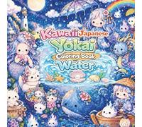 Kawaii Japanese Yokai Water: Coloring Book
