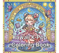 Kawaii K-Pop Coloring Book for Kids, Teens & Adults Cute Idols, Kawaii Fun: 50 Super Cute K-Pop Inspired Coloring Pages Featuring Idols, Lightsticks, ... Concert Accessories, Kawaii Fashion & More