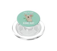 Kawaii Kids Floral Womens Just A Girl Who Loves Koalas Lover PopSockets PopGrip para MagSafe