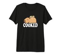 Kawaii Kids Sleep Cooked Boys Girls Capybara Pajama Shirt Camiseta Premium