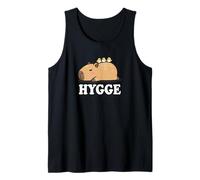 Kawaii Kids Sleep Hygge Boys Girls Capybara Pajama Shirt Camiseta sin Mangas