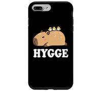 Kawaii Kids Sleep Hygge Boys Girls Capybara Pajama Shirt Carcasa para iPhone 7 Plus/8 Plus