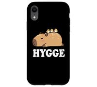 Kawaii Kids Sleep Hygge Boys Girls Capybara Pajama Shirt Carcasa para iPhone XR