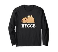 Kawaii Kids Sleep Hygge Boys Girls Capybara Pajama Shirt Manga Larga