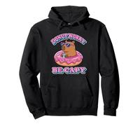 Kawaii Kids Womens Girls Donut Don't Worry Be Capy Lover Sudadera con Capucha