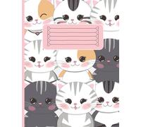 Kawaii Kitten Composition Notebook: Premium College Ruled Composition Book | 100 Sheets 200 Pages | Cute Cat | Pattern Journal for Girls, Cat Lovers & ... | Front & Back Design | 7.5 x 9.75 Inches