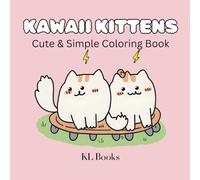 Kawaii Kittens: Cute & Simple Coloring Book