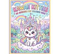 Kawaii Kitties: An adorable cat coloring book