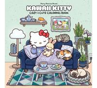 KAWAII KITTY: Coloring Book for Adults and Kids Featuring Super Cute Cats & Kittens with Bold, Simple and Big Designs for Relaxation (Cozy & Cute)