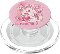 Kawaii Korean Strawberry Milk, K Pop Vaporwave Japanese Cat PopSockets PopGrip para MagSafe