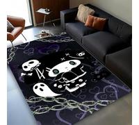 Kawaii Kuromi Sanrio Dibujos Animados Regalo Alfombra Alfombra Para Dormitorio, Sala De Estar, Decoración Del Sofá Del Hogar,Alfombra De Decoración De Juego Para Niños 2025 Nuevo Q4911 50×70Cm