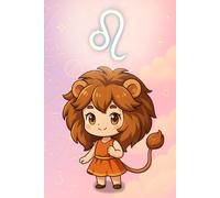 Kawaii Leo with Chibi Girl: Lined Kawaii Notebook | Cute Leo Zodiac Journal for Writing and Drawing