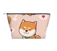 Kawaii Lindo Shiba Inu, Bolsa de artículos de tocador Bolsa de Maquillaje Bolsa de cosméticos Bolsa de artículos de tocador de Viaje portátil