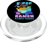 Kawaii Love Coffee Video Juegos Ramen Y K-Pop Fans Regalo PopSockets PopGrip para MagSafe