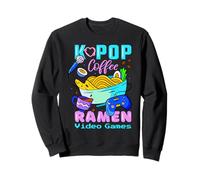 Kawaii Love Coffee Video Juegos Ramen Y K-Pop Fans Regalo Sudadera
