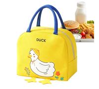 Kawaii Lunch Box - Insulated Oxford Food Bag, Leakproof Duck Tote Pouch