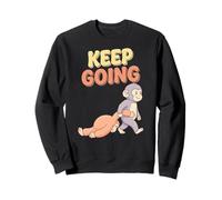 Kawaii Macaco Japonés Baby Monkey Cute Keep Going Sudadera