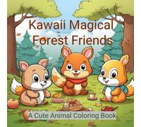 Kawaii Magical Forest Friends: A Cute Animal Coloring Book