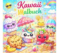 Kawaii Malbuch - Süße Berufe & Hobbys: Über 40 niedliche Kawaii Figuren zum Ausmalen - Süßes Malbuch für Kinder