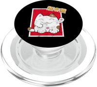 Kawaii Maneki-Neko Anime Cat Japanese Good Luck Feng Shui PopSockets PopGrip para MagSafe