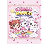KAWAII MANGA LIVRE DE COLORIAGE