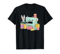 Kawaii Máquina de Coser Herramientas Manualidades Arte Familiar Camiseta gráfica económica, Hombre, Negro, S