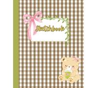 Kawaii Matcha Bear Sketchbook: 100 Blank Pages for Drawing, Sketching, Doodling, and Creative Ideas