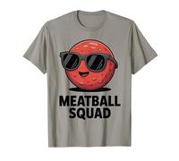 Kawaii Meatball Squad Cute Food Lover Anime Style Character Camiseta