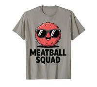 Kawaii Meatball Squad Cute Food Lover Anime Style Character Camiseta