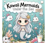 Kawaii Mermaids Under the Sea: A Cute & Whimsical Coloring Book for Adults: Dive into 55 Adorably Detailed Ocean Scenes with Magical Mermaids, Sea Creatures & Cozy Underwater Fun!