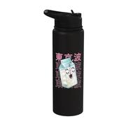 Kawaii Milk Carton Japonés Estética Chicas Adolescente Anime Stainless Steel Insulated Water Bottle