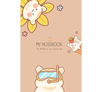 Kawaii Mouse Aesthetic Notebook: 6x9 Lined Journal for Students: 120 Pages of Bright White Paper for School, Creative Writing, and Daily Journaling ... Line Art Edition) (The Tiny Tales Collection)