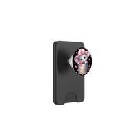 Kawaii Mouse In Valentines Basket For Girls Cute Heart PopSockets PopWallet para MagSafe