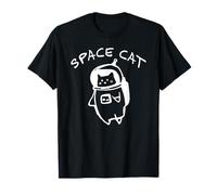Kawaii Neko Space Program Space Cat Arte de estilo japonés Camiseta