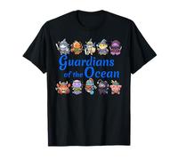 Kawaii Ocean Warriors Women Men Fantasy RPG Gift Camiseta